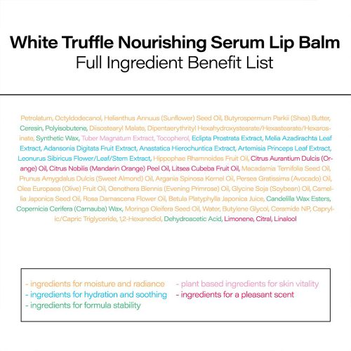 بالم لب ترافل سفید د البا آبرسان، ترمیم کننده و درخشان کننده D'Alba White Truffle Nourishing Serum Lip Balm