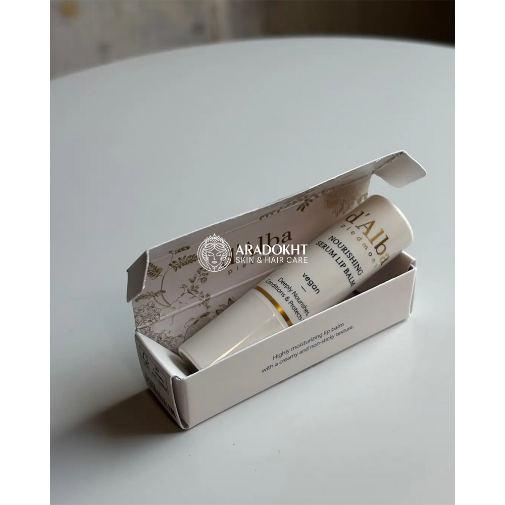بالم لب ترافل سفید د البا آبرسان، ترمیم کننده و درخشان کننده D'Alba White Truffle Nourishing Serum Lip Balm