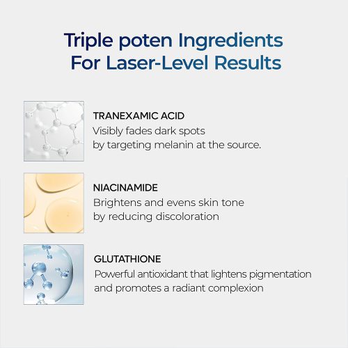 سرم ترانگزامیک اسید دکتر ملاکسین ضدلک و روشن کننده و تقویت سد دفاعی پوست Dr.melaxin TX ampoule RX