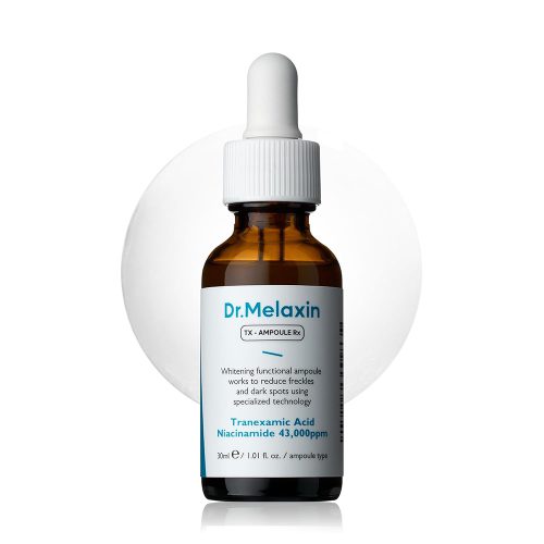 سرم ترانگزامیک اسید دکتر ملاکسین ضدلک و روشن کننده و تقویت سد دفاعی پوست Dr.melaxin TX ampoule RX