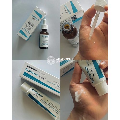 سرم ترانگزامیک اسید دکتر ملاکسین ضدلک و روشن کننده و تقویت سد دفاعی پوست Dr.melaxin TX ampoule RX