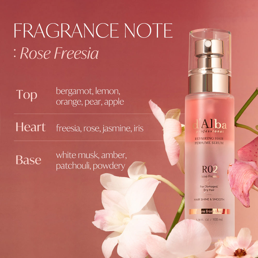 سرم موی ترمیم کننده و خوشبو کننده د البا d'Alba Professional Repairing Hair Perfume Serum