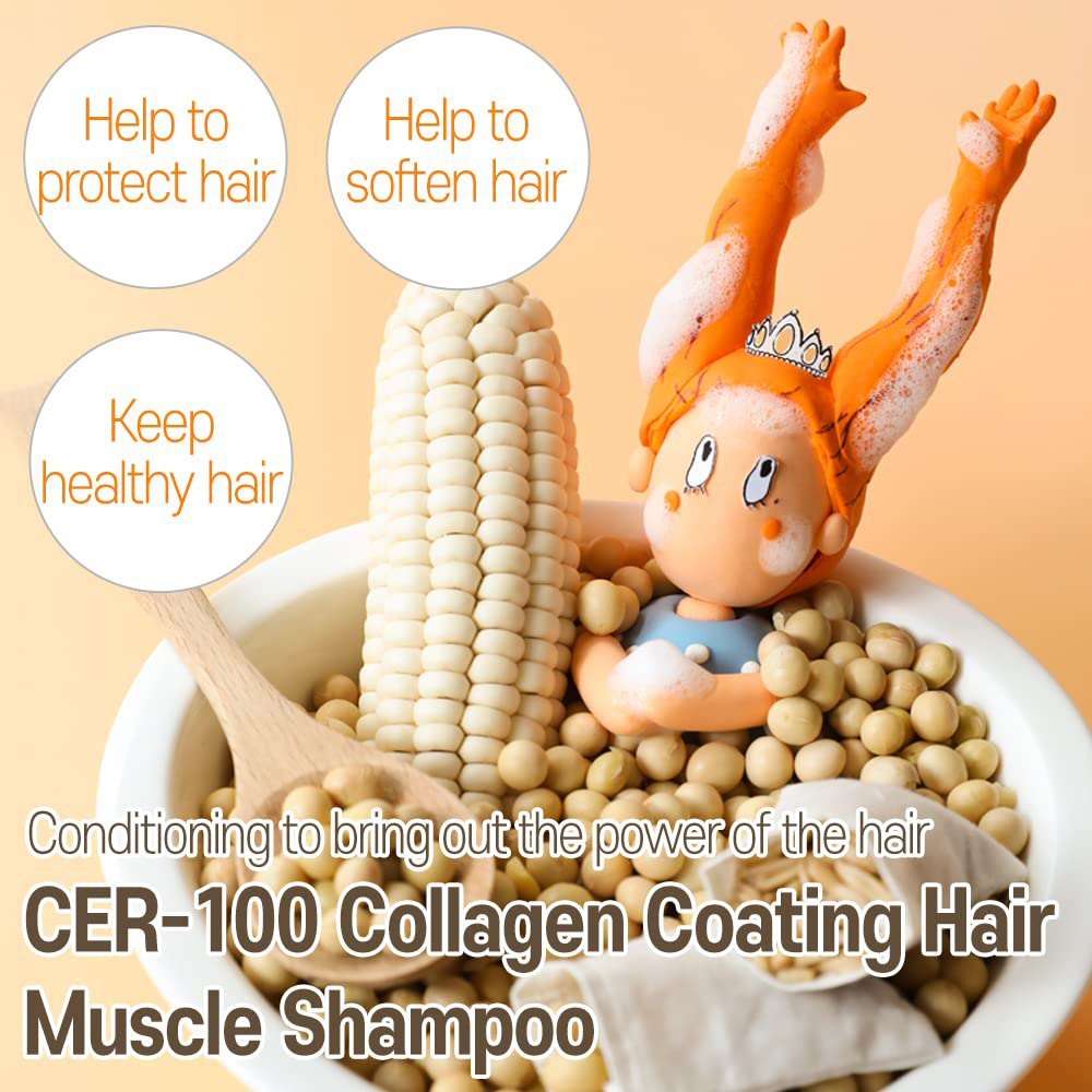 شامپو کلاژن الیزاوکا ترمیم و تقویت مو Elizavecca CER-100 Collagen Coating Hair A+ Muscle Shampoo