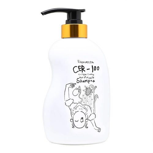 شامپو کلاژن الیزاوکا ترمیم و تقویت مو Elizavecca CER-100 Collagen Coating Hair A+ Muscle Shampoo