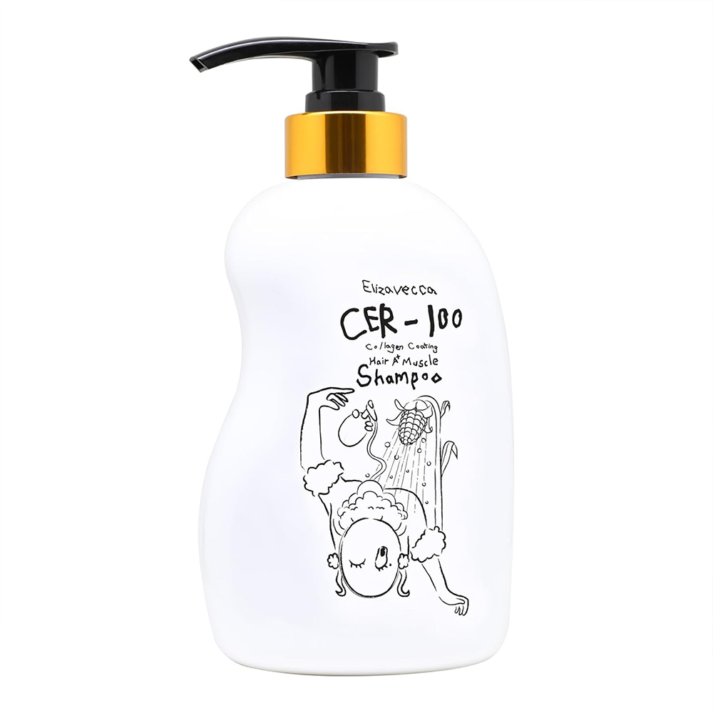 شامپو کلاژن الیزاوکا ترمیم و تقویت مو Elizavecca CER-100 Collagen Coating Hair A+ Muscle Shampoo