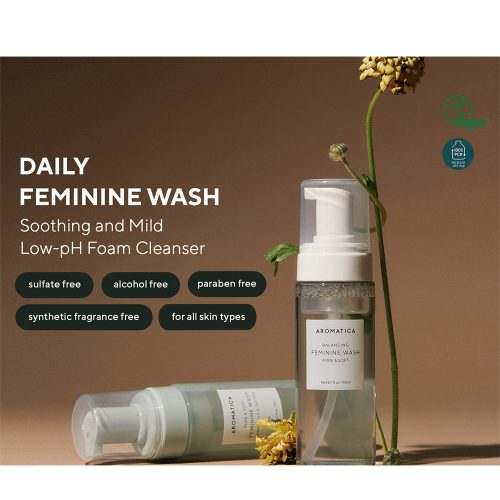 شوینده بانوان آروماتیکا AROMATICA Pure and Soft Feminine Foaming Wash