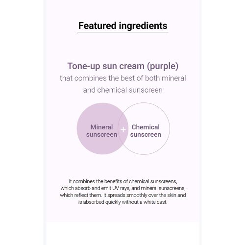 ضد آفتاب اصلاح رنگ و تون آپ بنفش د البا d'Alba Waterfull Purple Correcting Tone-Up Sun Cream