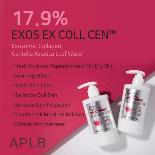 لوسیون بدن اگزوزوم کلاژن APLB ضد چروک، مرطوب کننده و تقویت سد دفاعی پوست APLB Exosome Collagen EX Body Lotion