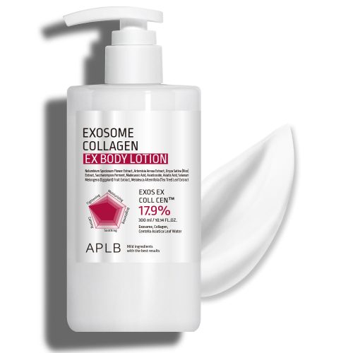 لوسیون بدن اگزوزوم کلاژن APLB ضد چروک، مرطوب کننده و تقویت سد دفاعی پوست APLB Exosome Collagen EX Body Lotion