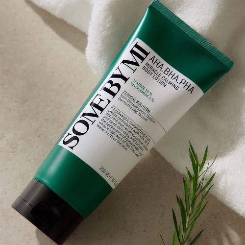 لوسیون بدن میراکل سام بای می ضدجوش، لایه بردار ملایم و تسکین دهنده پوست SOME BY MI AHA, BHA, PHA Miracle Calming Body Lotion