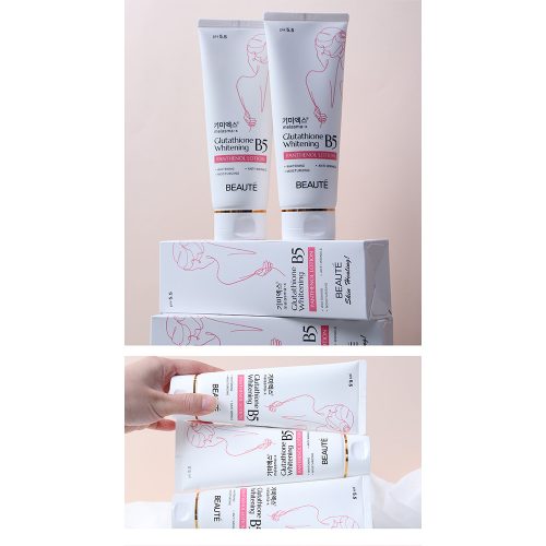 لوسیون صورت و بدن گلوتاتیون و پنتنول ملاسما ایکس بیوته مرطوب کننده، روشن کننده و ضد چروک BEAUTE melasma-x Glutathione Whitening B5 PANTHENOL LOTION