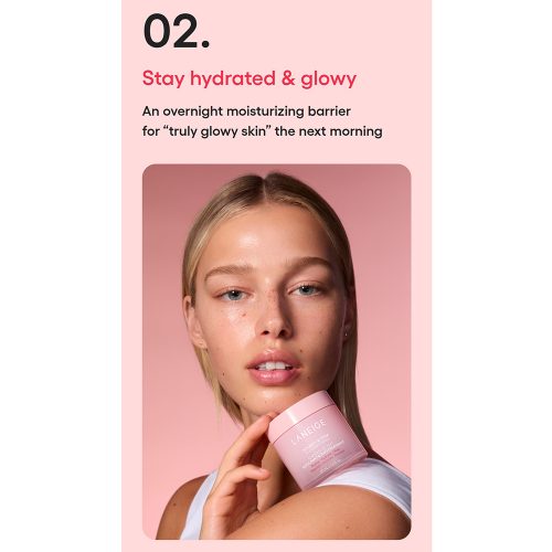 ماسک خواب ضد چروک و جوانساز کلاژن و گل صد تومانی لانیژ Laneige Bouncy & Firm Sleeping Mask