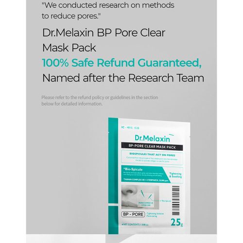 ماسک ورقه ای کنترل منافذ دکتر ملاکسین Dr.Melaxin BP Pore Clear Masks