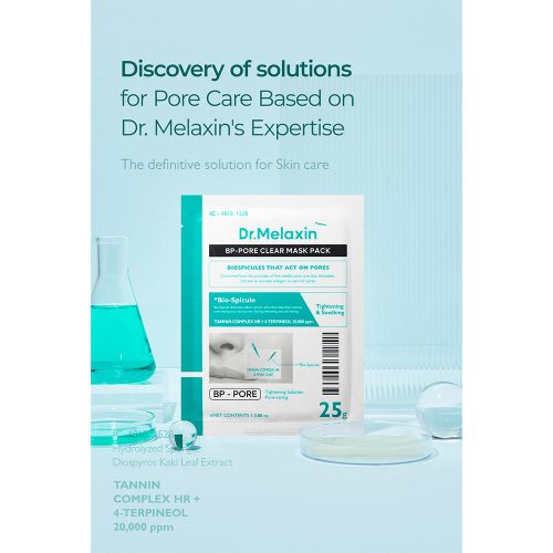ماسک ورقه ای کنترل منافذ دکتر ملاکسین Dr.Melaxin BP Pore Clear Masks