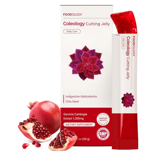 مکمل ژلی انار و دانه چیا فودولوژی کمک به کاهش وزن و اشتها و بهبود عملکرد گوارش Foodology Coleology Cutting Jelly
