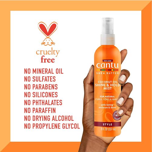 میست اسپری فیکس موی فر کانتو Cantu Coconut Oil Shine & Hold Mist