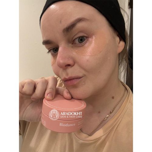 پچ زیر چشم کلاژن و پپتاید بایودنس ضد چروک، آبرسان و روشن کننده Biodance Collagen Peptide Eye Patches