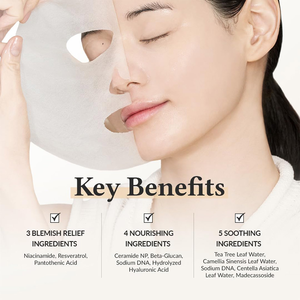 پک ماسک ورقه ای 345 دکتر التیا ترمیم کننده و تسکین دهنده پوست Dr. Althea 345 Relief Cream Mask Set