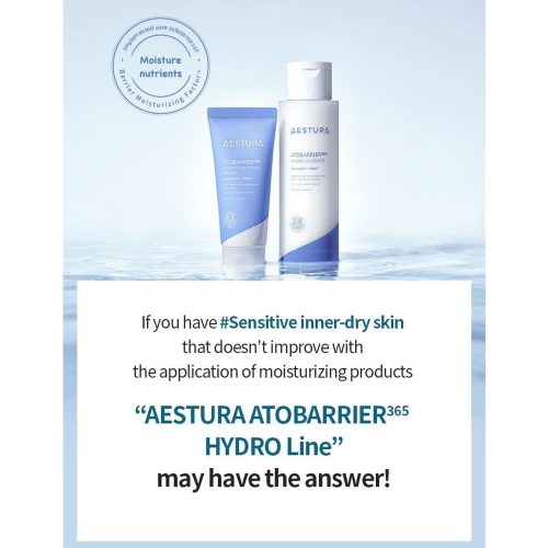 ژل کرم اتو بریر 365 استرا ترمیم کننده، تسکین دهنده و مرطوب کننده پوست AESTURA Ato Barrier 365 Hydro Soothing Cream