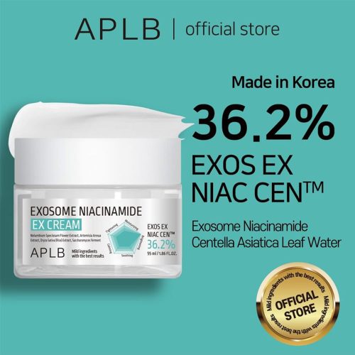 کرم اگزوزوم نیاسینامید APLB روشن کننده، ترمیم کننده و تسکین دهنده پوست APLB Exosome Niacinamide EX Cream