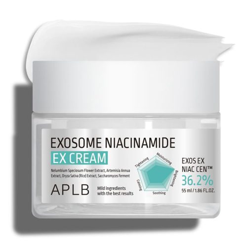 کرم اگزوزوم نیاسینامید APLB روشن کننده، ترمیم کننده و تسکین دهنده پوست APLB Exosome Niacinamide EX Cream
