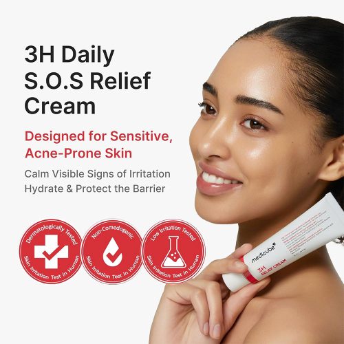 کرم ترمیم کننده و تسکین دهنده 3H مدی کیوب Medicube 3H Daily Relief Cream