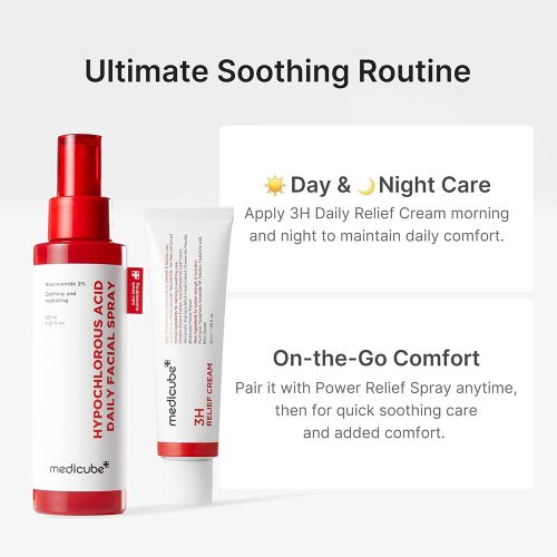 کرم ترمیم کننده و تسکین دهنده 3H مدی کیوب Medicube 3H Daily Relief Cream