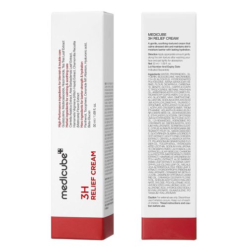 کرم ترمیم کننده و تسکین دهنده 3H مدی کیوب Medicube 3H Daily Relief Cream