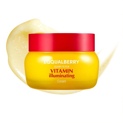 کرم کپسولی ویتامینه اکوال بری ضد لک قوی، روشن کننده و تقویت سد دفاعی پوست EQQUALBERRY Vitamin Illuminating Cream