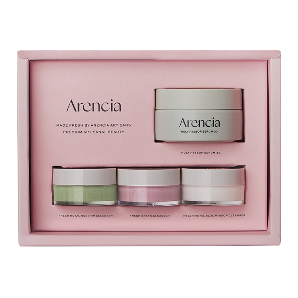 کیت 4 عددی شوینده و سرم آرنسیا Arencia 4PCS Discovery Kit Complete Skincare Set