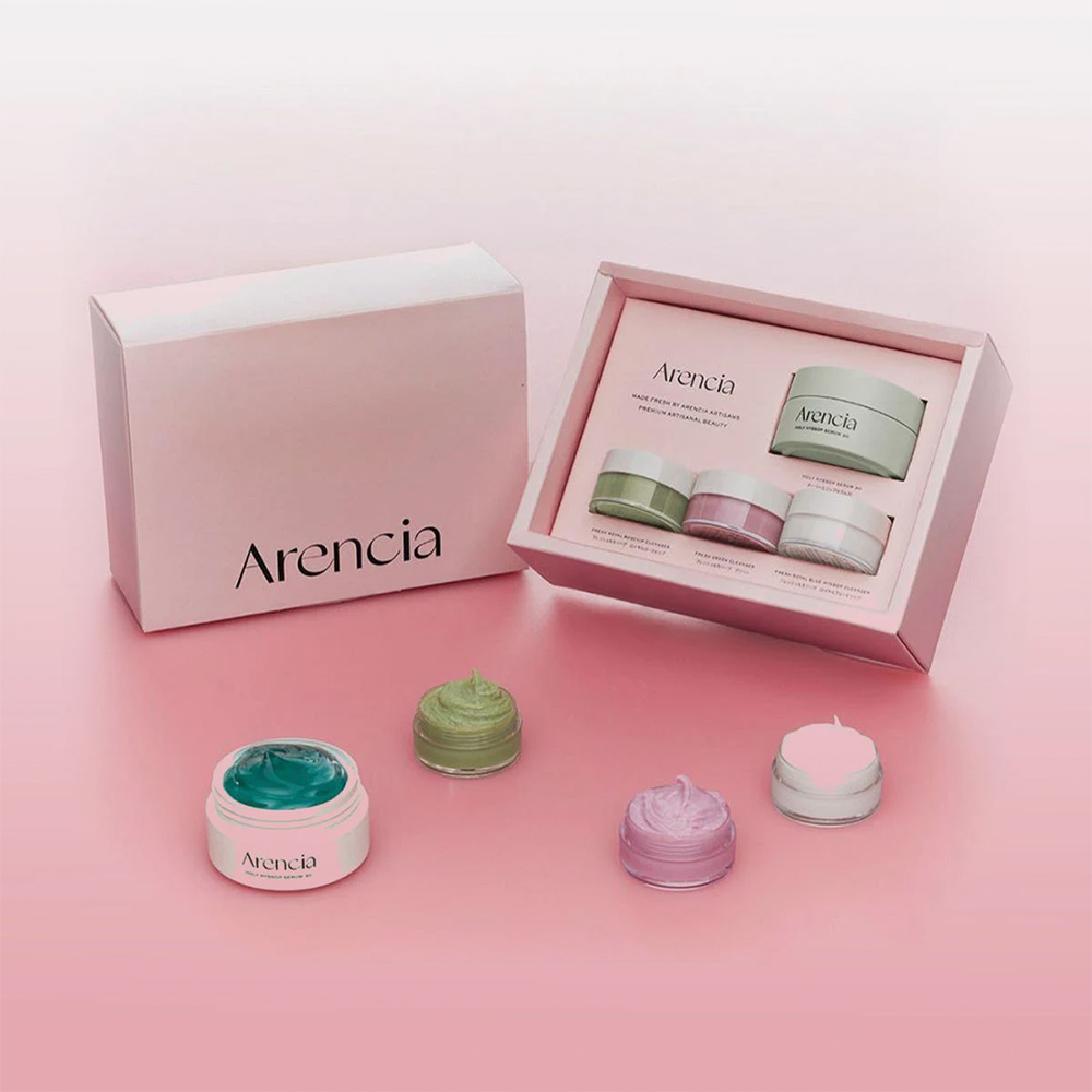 کیت 4 عددی شوینده و سرم آرنسیا Arencia 4PCS Discovery Kit Complete Skincare Set