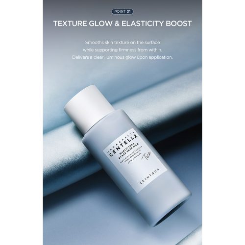 اسنس میلکی هیالو تیکا سنتلا اسکین 1004 آبرسان عمقی، تسکین دهنده و تقویت سد دفاعی پوست SKIN1004 Madagascar Centella Hyalu-Teca Glass Skin Milk