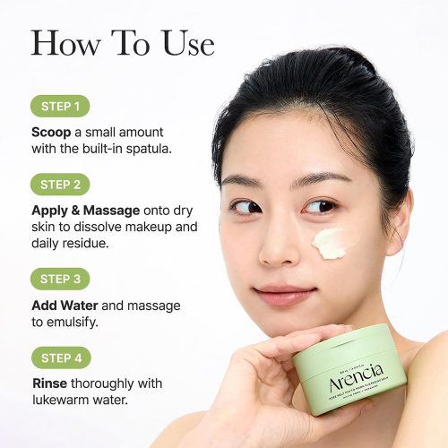 بالم پاک کننده عمقی منافذ و ضد جوش فیتو PDRN آرنسیا ARENCIA Pore Melt Phyto PDRN Cleansing Balm