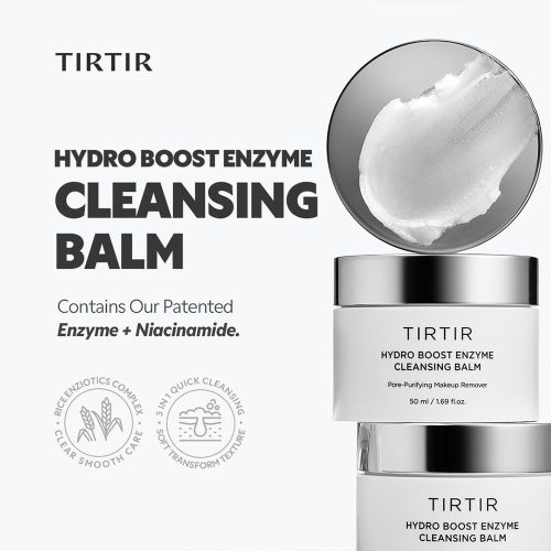 بالم پاک کننده کنترل منافذ و مرطوب کننده هیدروبوست تیر تیر TIRTIR Hydro Boost Enzyme Cleansing Balm