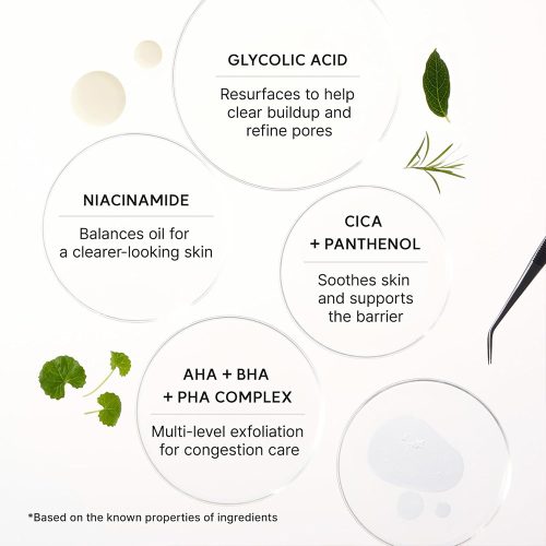بوستر سرم گلیکولیک اسید آرنسیا لایه بردار، کنترل چربی و منافذ و روشن کننده پوست Arencia Eraser Shot Glycolic Acid Booster