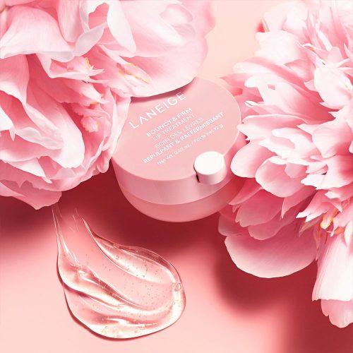 تریتمنت لب گل صد تومانی لانیژ ضد چروک و ترمیم کننده لب های خشک و آسیب دیده LANEIGE Bouncy & Firm Lip Treatment