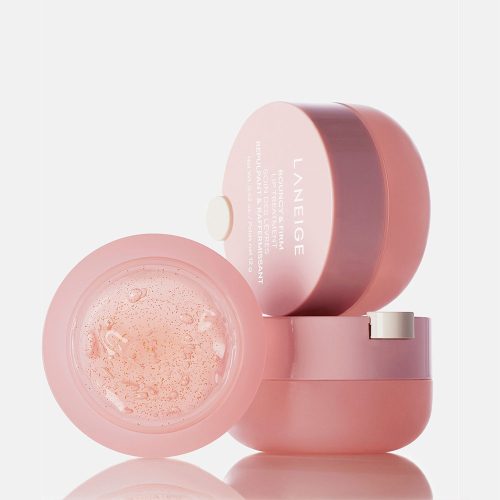 تریتمنت لب گل صد تومانی لانیژ ضد چروک و ترمیم کننده لب های خشک و آسیب دیده LANEIGE Bouncy & Firm Lip Treatment