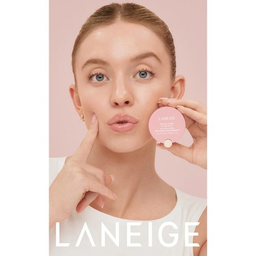 تریتمنت لب گل صد تومانی لانیژ ضد چروک و ترمیم کننده لب های خشک و آسیب دیده LANEIGE Bouncy & Firm Lip Treatment