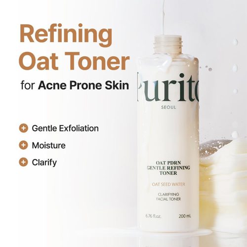 تونر جو دوسر و PDRN پیوریتو آبرسان، تقویت سد دفاعی و تسکین دهنده قوی پوست Purito SEOUL Oat PDRN Gentle Refining Toner