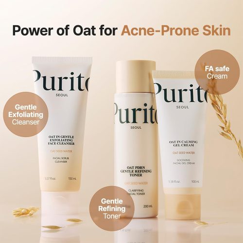 تونر جو دوسر و PDRN پیوریتو آبرسان، تقویت سد دفاعی و تسکین دهنده قوی پوست Purito SEOUL Oat PDRN Gentle Refining Toner