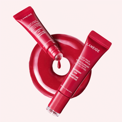 تینت لب سرمی لانیژ آبرسان، حجم دهنده و درخشان کننده Laneige Glaze Craze Tinted Lip Serum - Raspberry Jam
