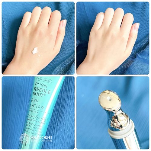 دور چشم ویبره دار PDRN وی تی کازمتیک آبرسان، ترمیم کننده، روشن کننده و جوانساز پوست VT Cosmetics PDRN Reedle Shot Eye Lifter
