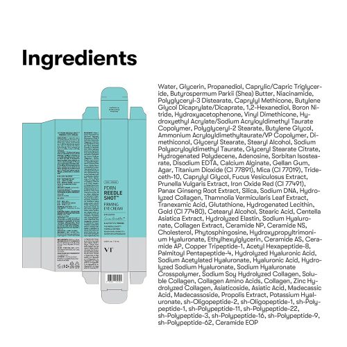 دور چشم ویبره دار PDRN وی تی کازمتیک آبرسان، ترمیم کننده، روشن کننده و جوانساز پوست VT Cosmetics PDRN Reedle Shot Eye Lifter