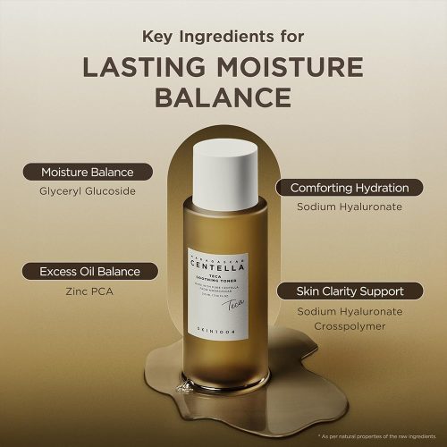 سوتینگ تونر سنتلا تیکا اسکین 1004 تسکین دهنده و ترمیم کننده پوست SKIN1004 Madagascar Centella Teca Soothing Toner