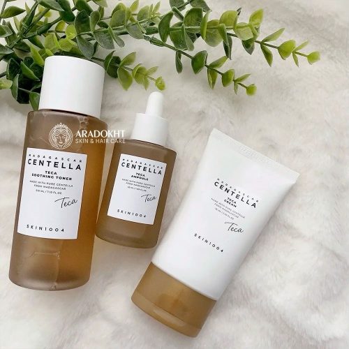 سوتینگ تونر سنتلا تیکا اسکین 1004 تسکین دهنده و ترمیم کننده پوست SKIN1004 Madagascar Centella Teca Soothing Toner