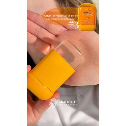 ضد آفتاب استیکی درخشان و شفاف کننده آنوا Anua Invisible Glow Finish Sunscreen Stick