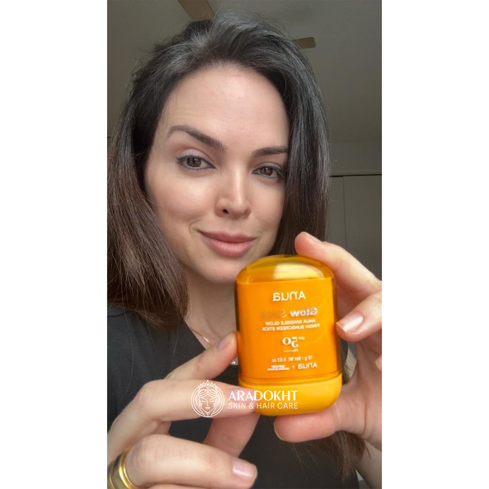 ضد آفتاب استیکی درخشان و شفاف کننده آنوا Anua Invisible Glow Finish Sunscreen Stick
