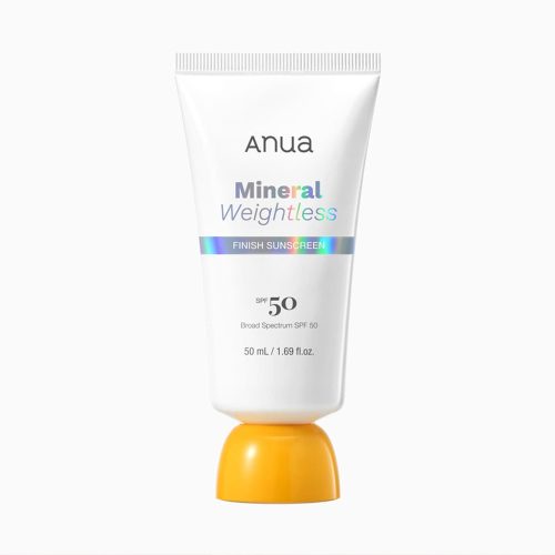 ضد آفتاب سبک مینرال آنوا آبرسان، ترمیم و تقویت سد دفاعی پوست Anua Mineral Weightless Finish Sunscreen