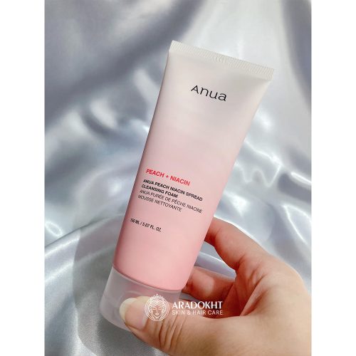 فوم شوینده روشن کننده هلو نیاسین آنوا Anua Peach Niacin Spread Cleansing Foam