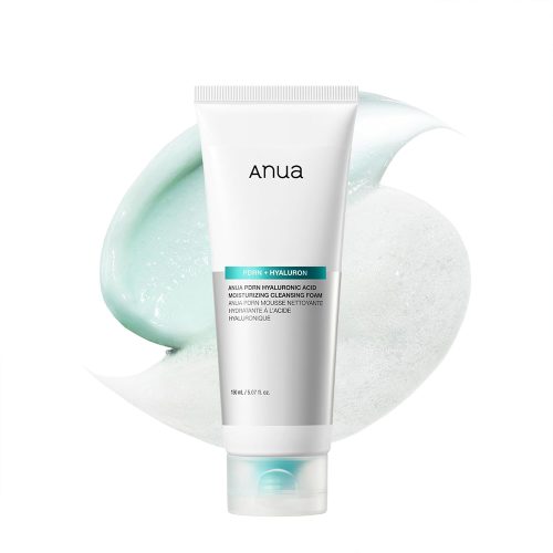فوم شوینده ملایم PDRN و هیالورونیک اسید آنوا آبرسان و تقویت سد دفاعی پوست Anua PDRN Hyaluronic Acid Moisturizing Cleansing Foam